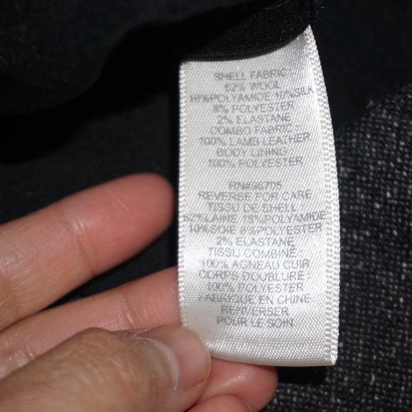 Rebecca Taylor Lamb Trim Silk/Wool Tweed Dress 6 - Picture 13 of 15